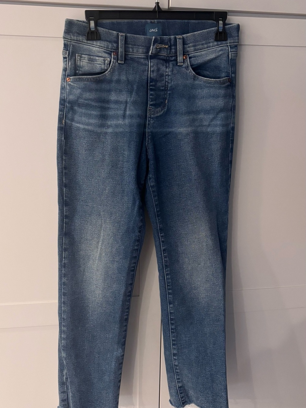 JAG pull-on Dark Wash Skinny Jeans - Blue